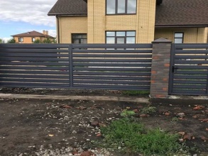 Забор жалюзи 72 метра фото в Балашихе